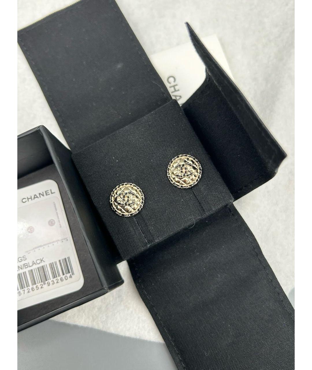 CHANEL Золотые серьги, фото 3