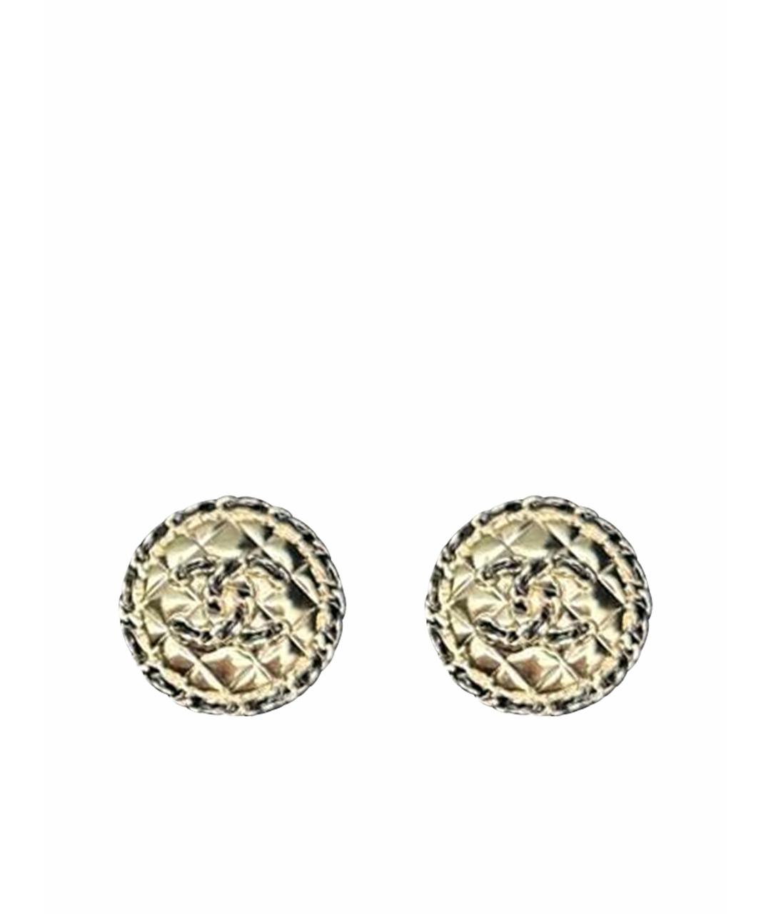 CHANEL Золотые серьги, фото 1