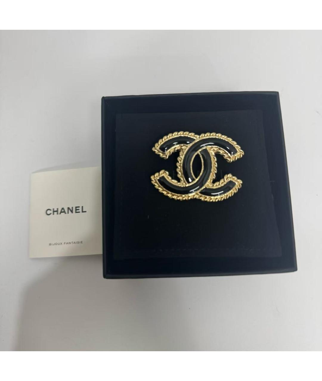 CHANEL Черная булавка / брошь, фото 2
