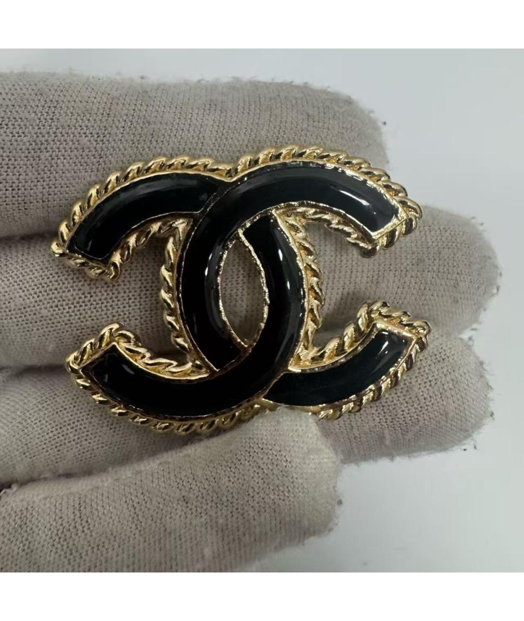 CHANEL Черная булавка / брошь, фото 3