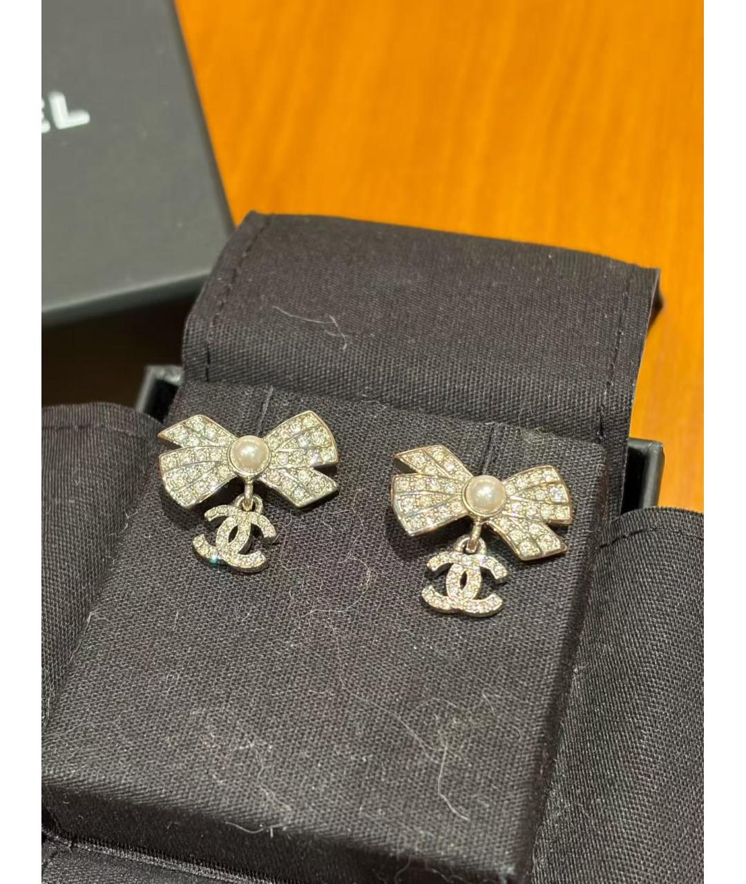 CHANEL Золотые серьги, фото 5