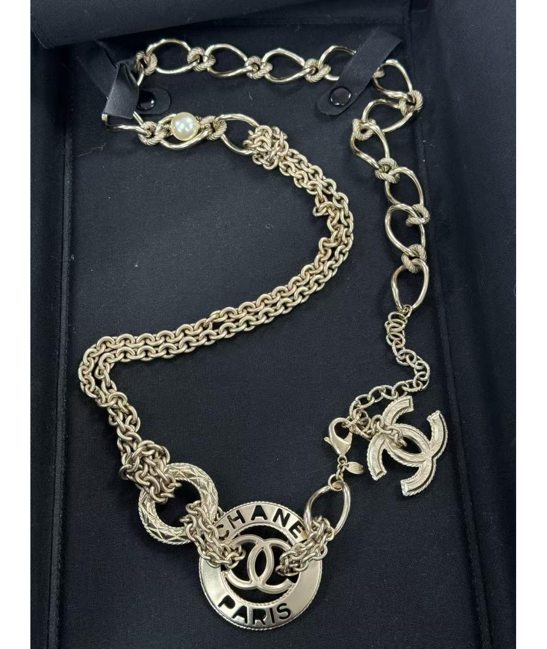 CHANEL Серебряное колье, фото 2