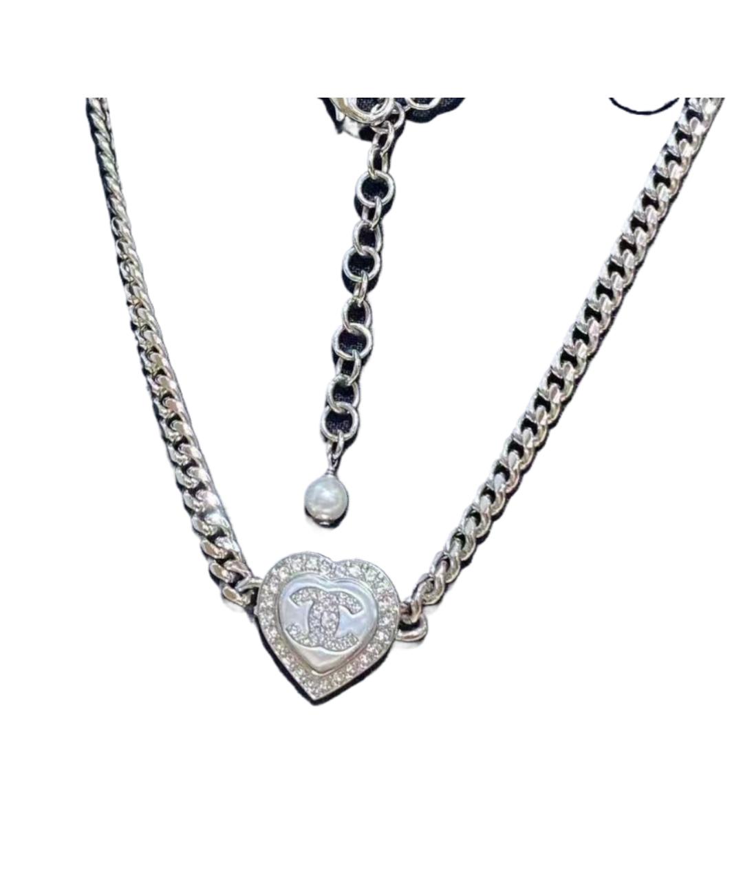 CHANEL Серебряное колье, фото 1