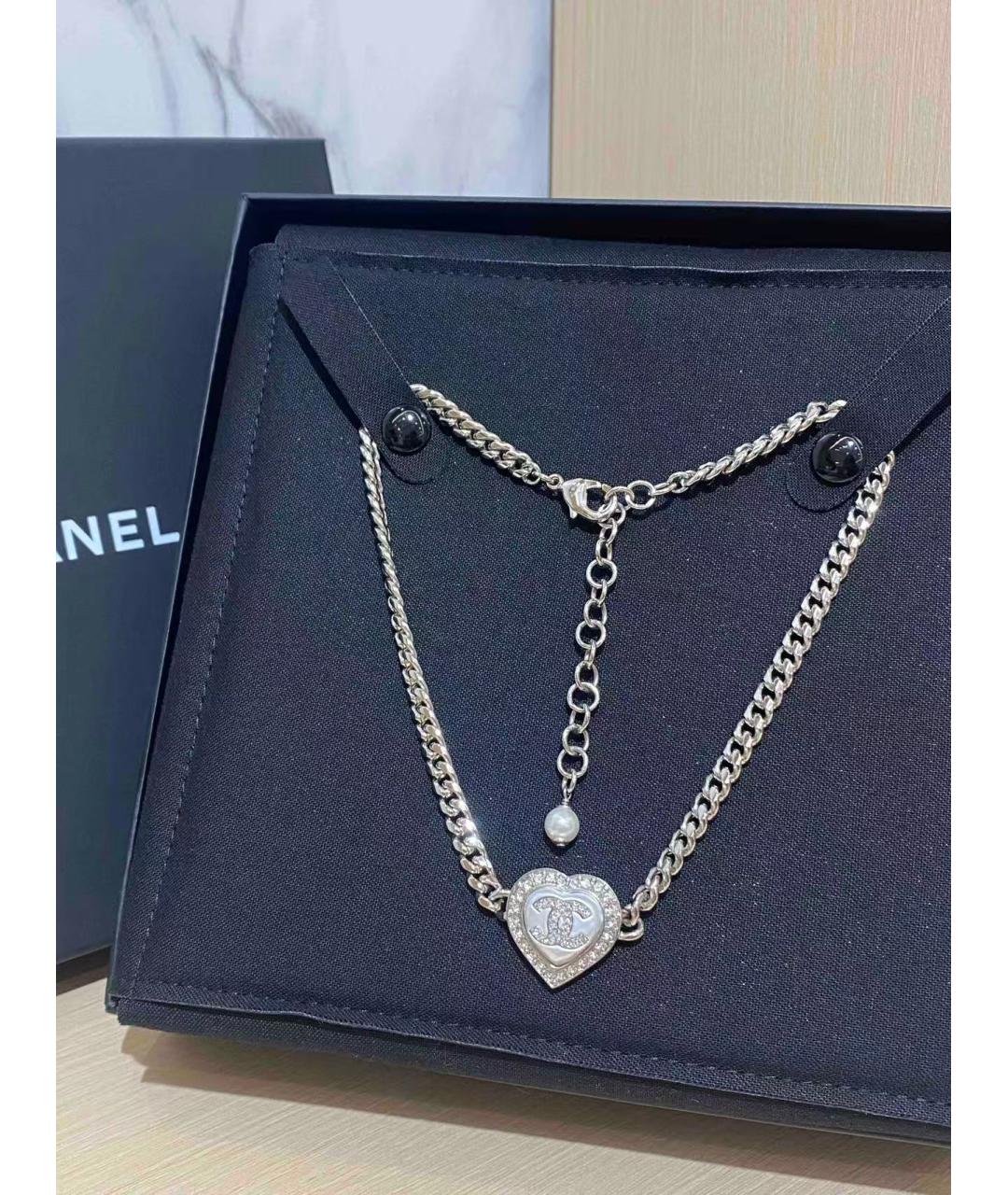CHANEL Серебряное колье, фото 2