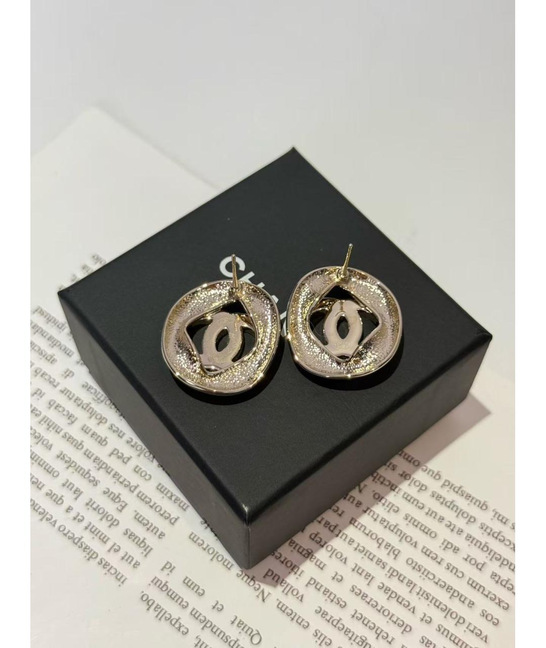 CHANEL Золотые серьги, фото 3