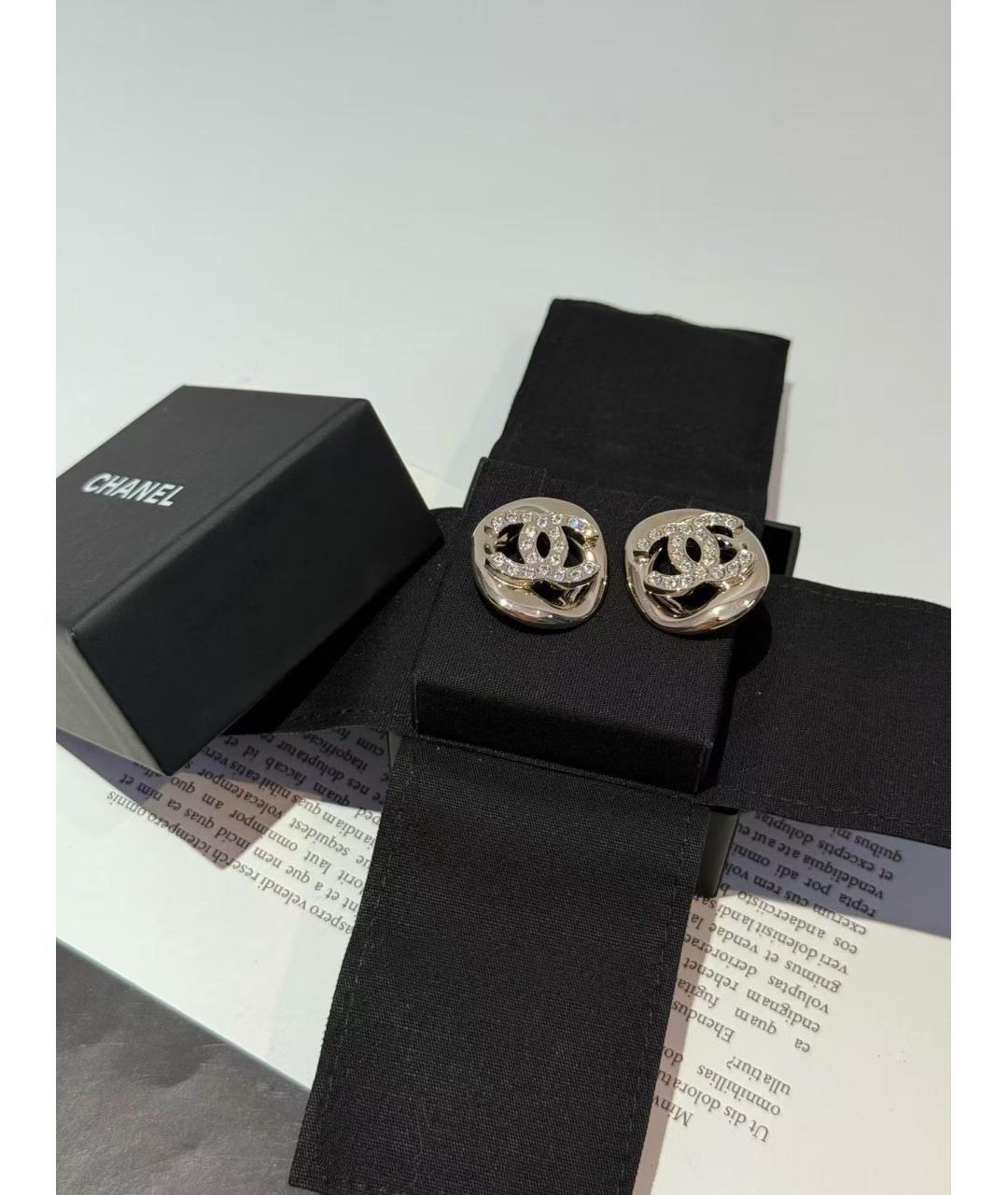 CHANEL Золотые серьги, фото 2