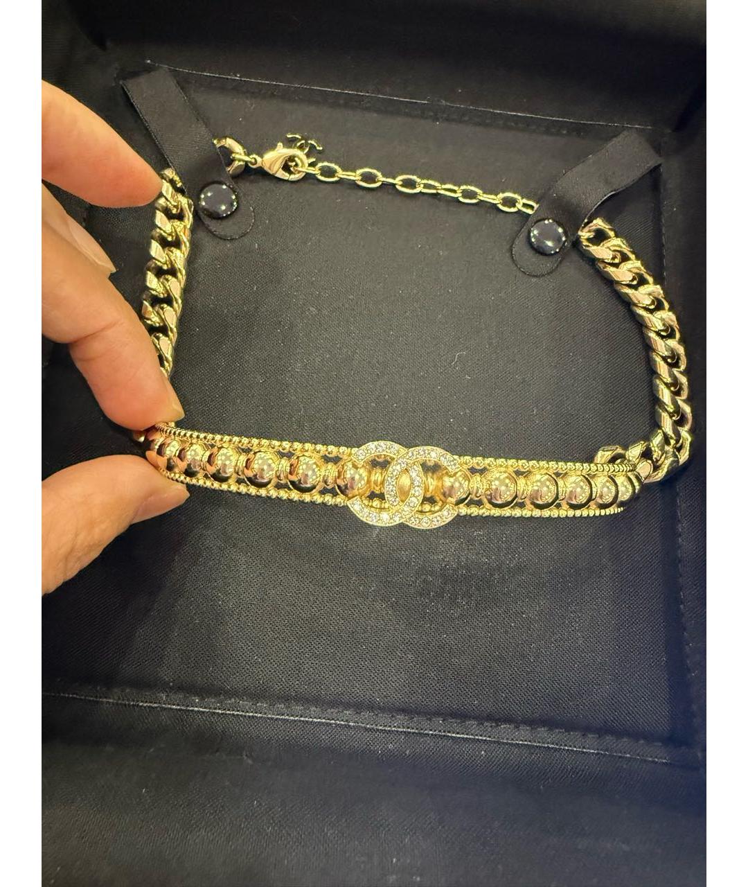 CHANEL Золотое колье, фото 4