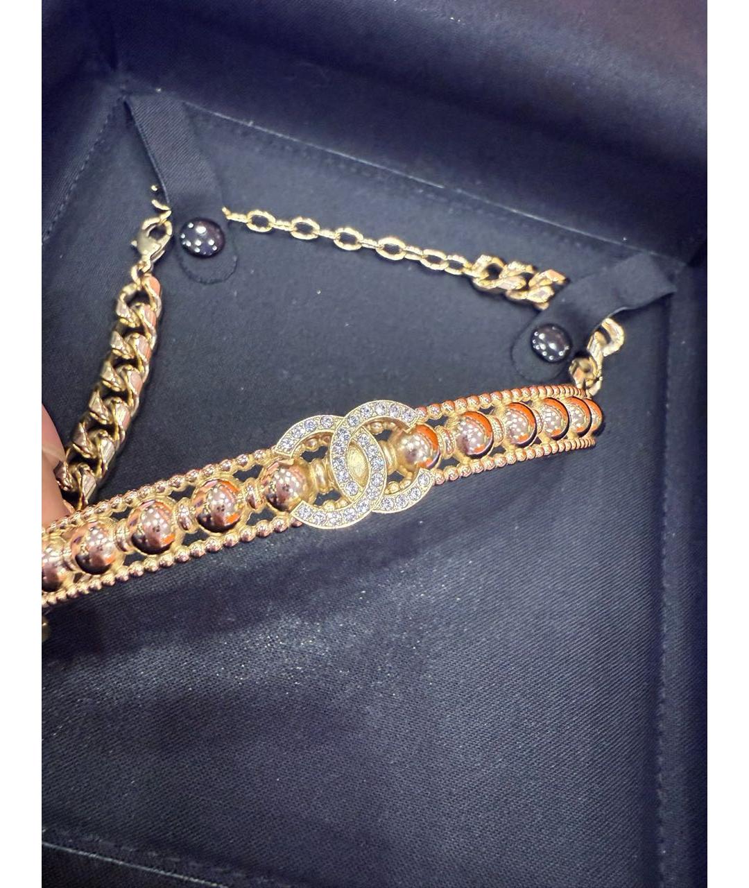 CHANEL Золотое колье, фото 3