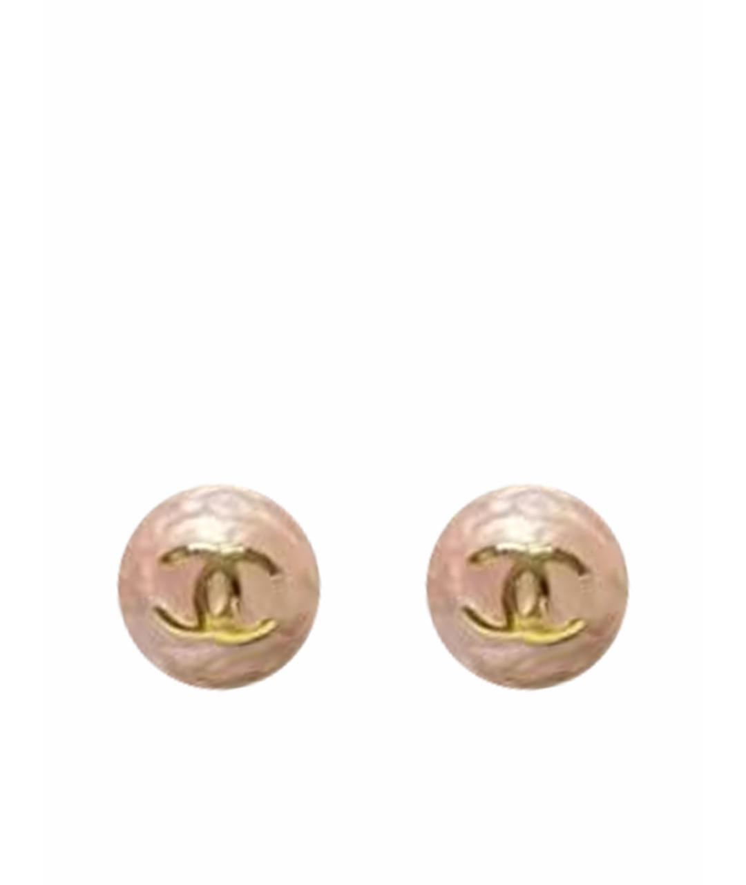 CHANEL Розовые серьги, фото 1