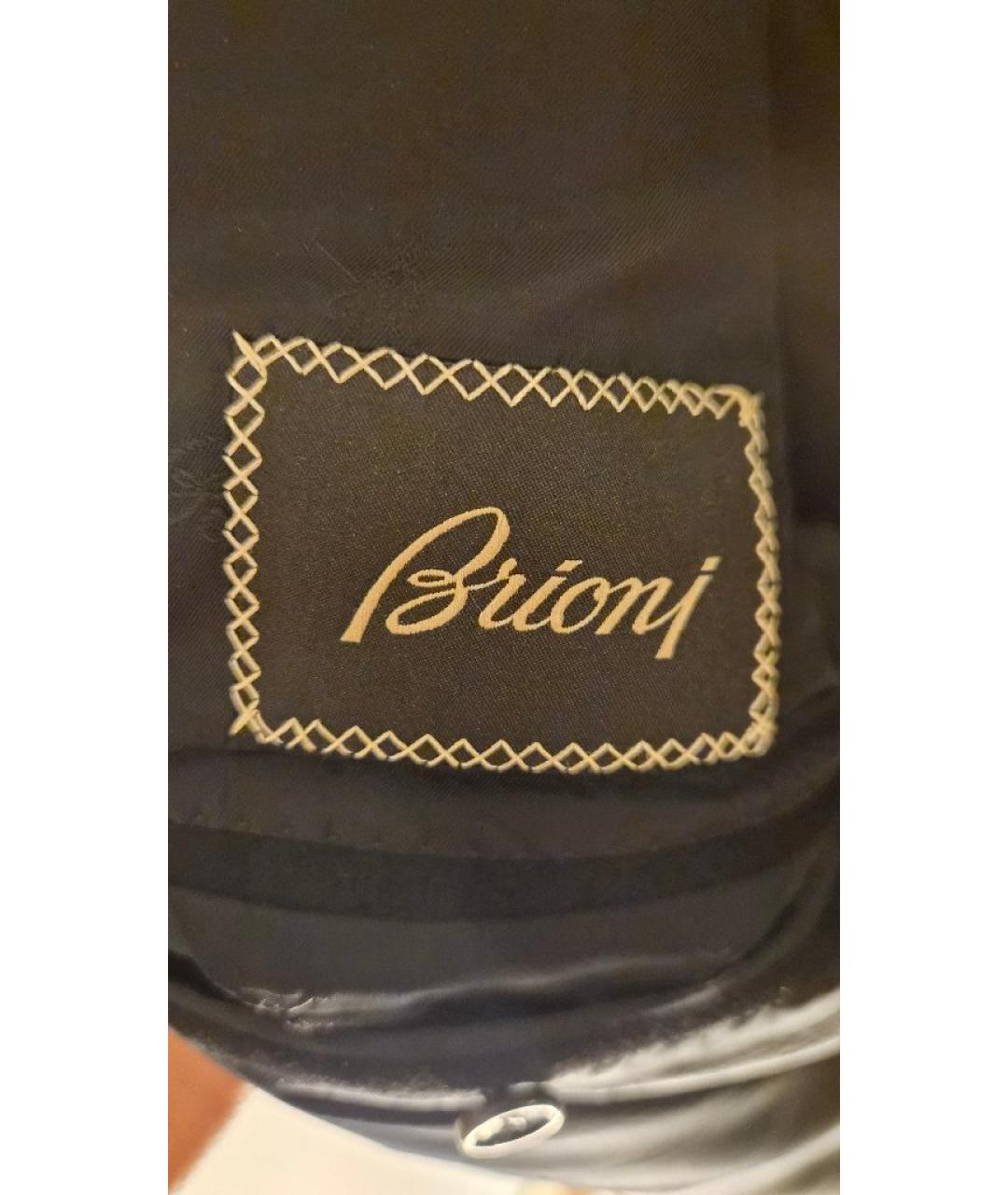 BRIONI Черное кашемировое пальто, фото 3