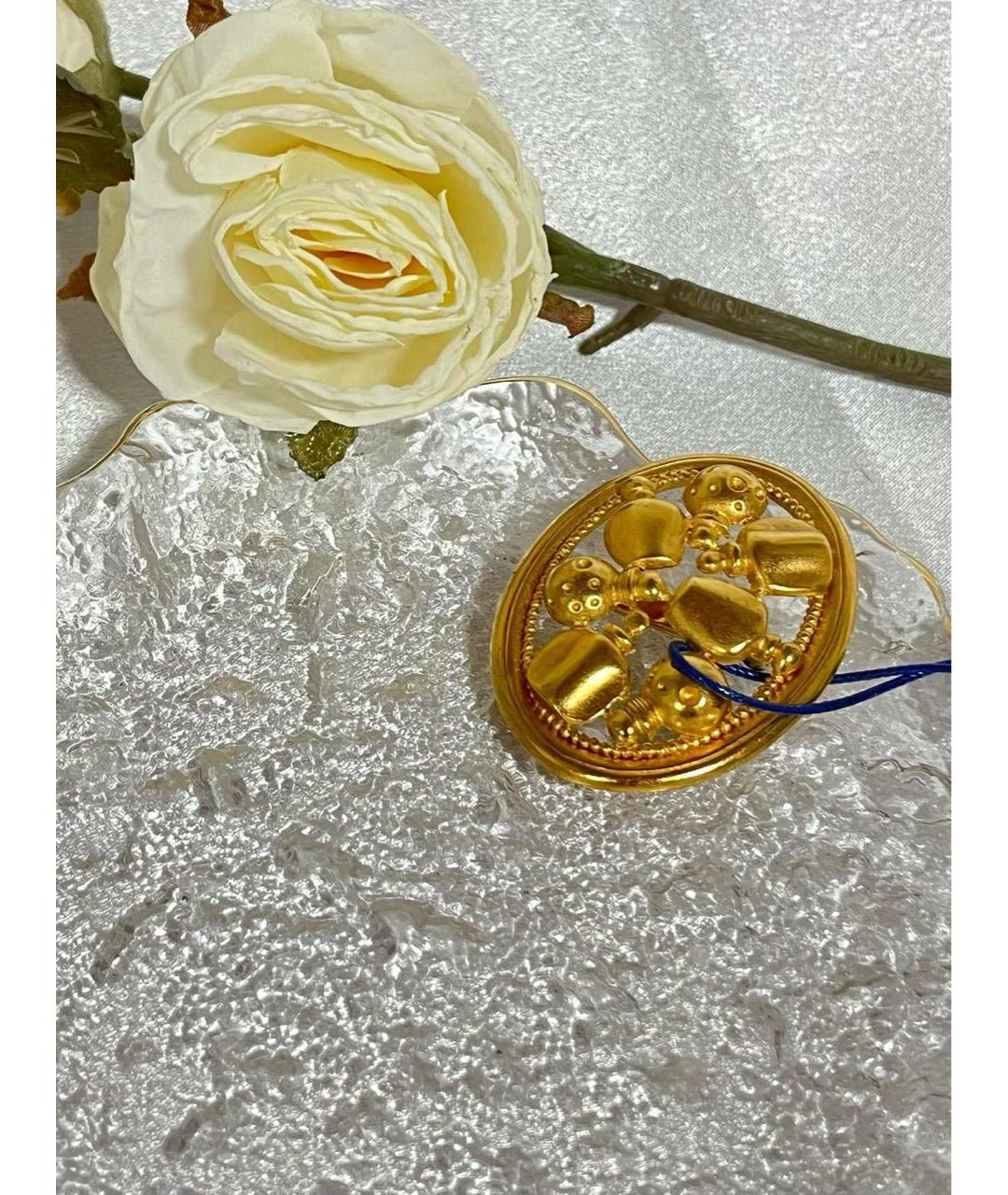 CHRISTIAN DIOR Золотая булавка / брошь, фото 3