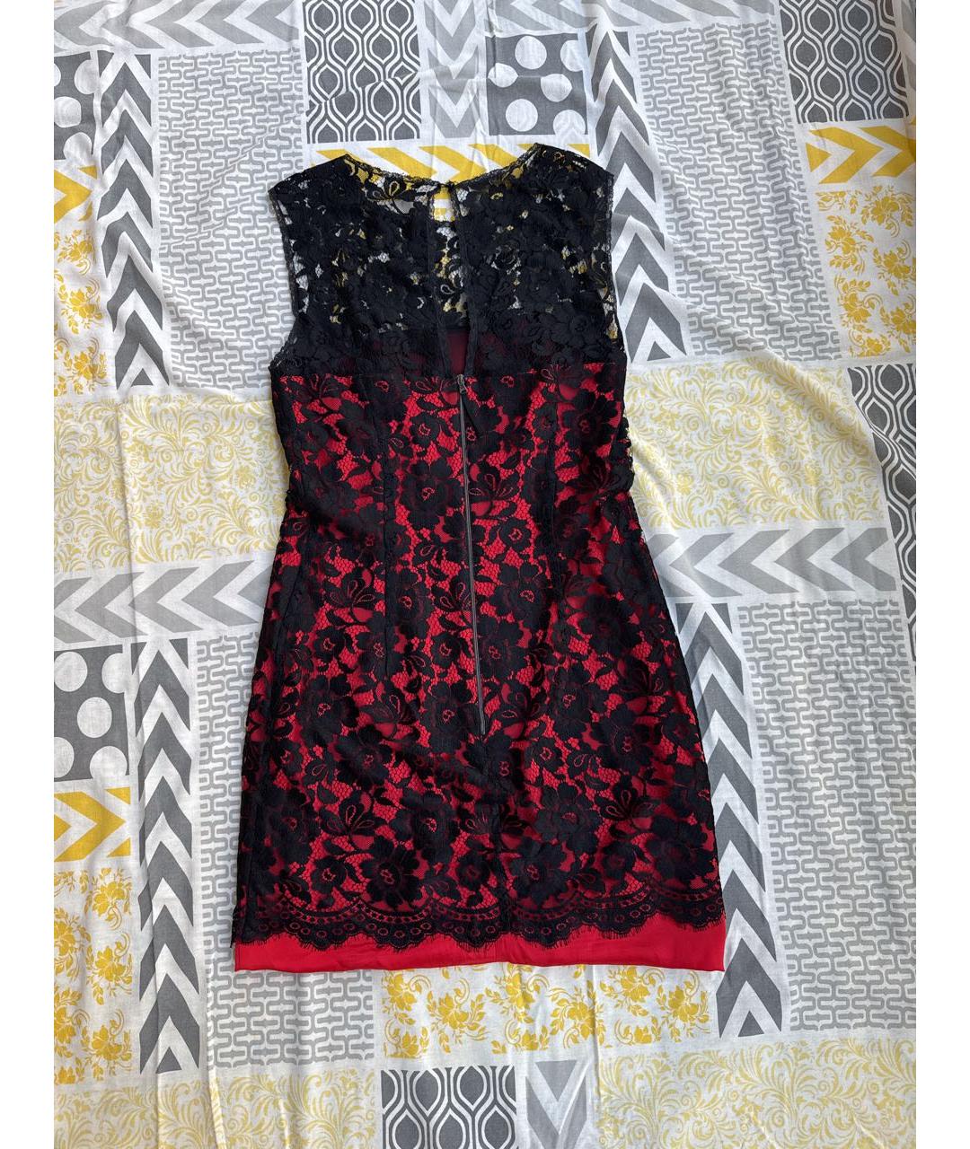 DOLCE&GABBANA Красное шелковое коктейльное платье, фото 7