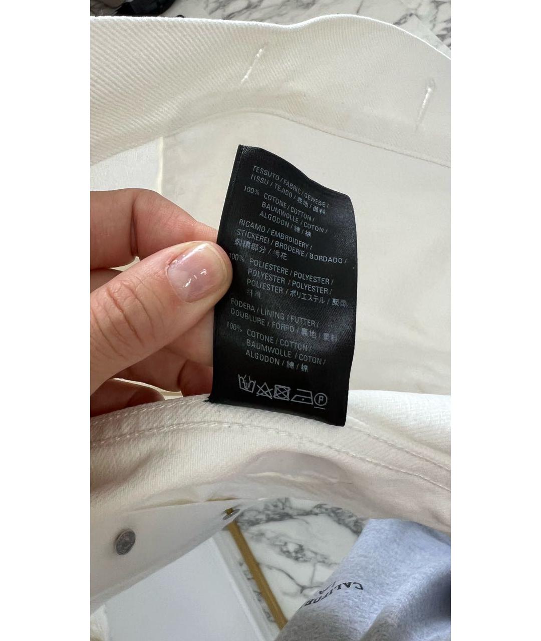 BALENCIAGA Белая деним куртка, фото 6