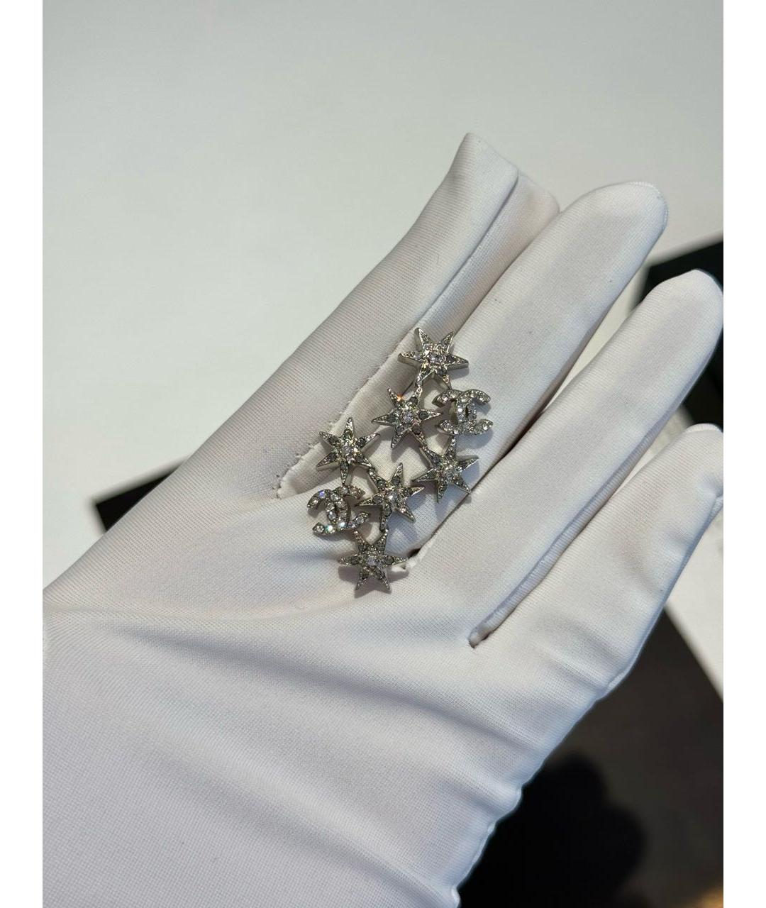 CHANEL Серебряные серьги, фото 2