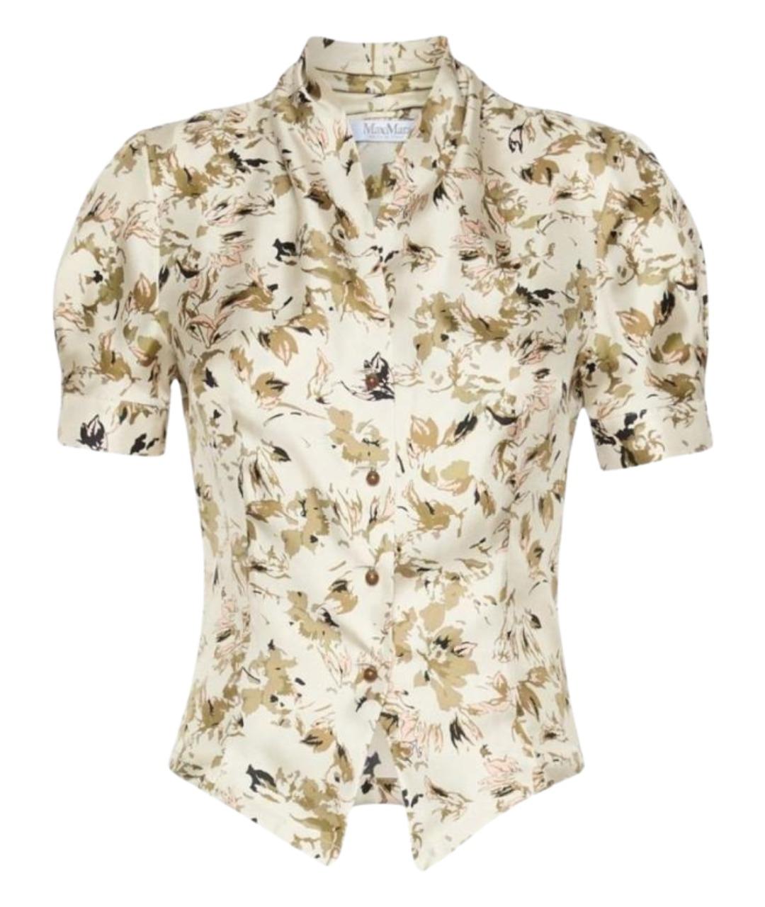 MAX MARA Мульти шелковая рубашка, фото 1
