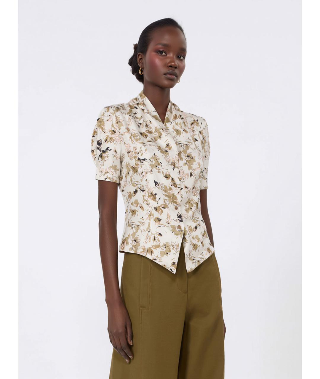 MAX MARA Мульти шелковая рубашка, фото 3