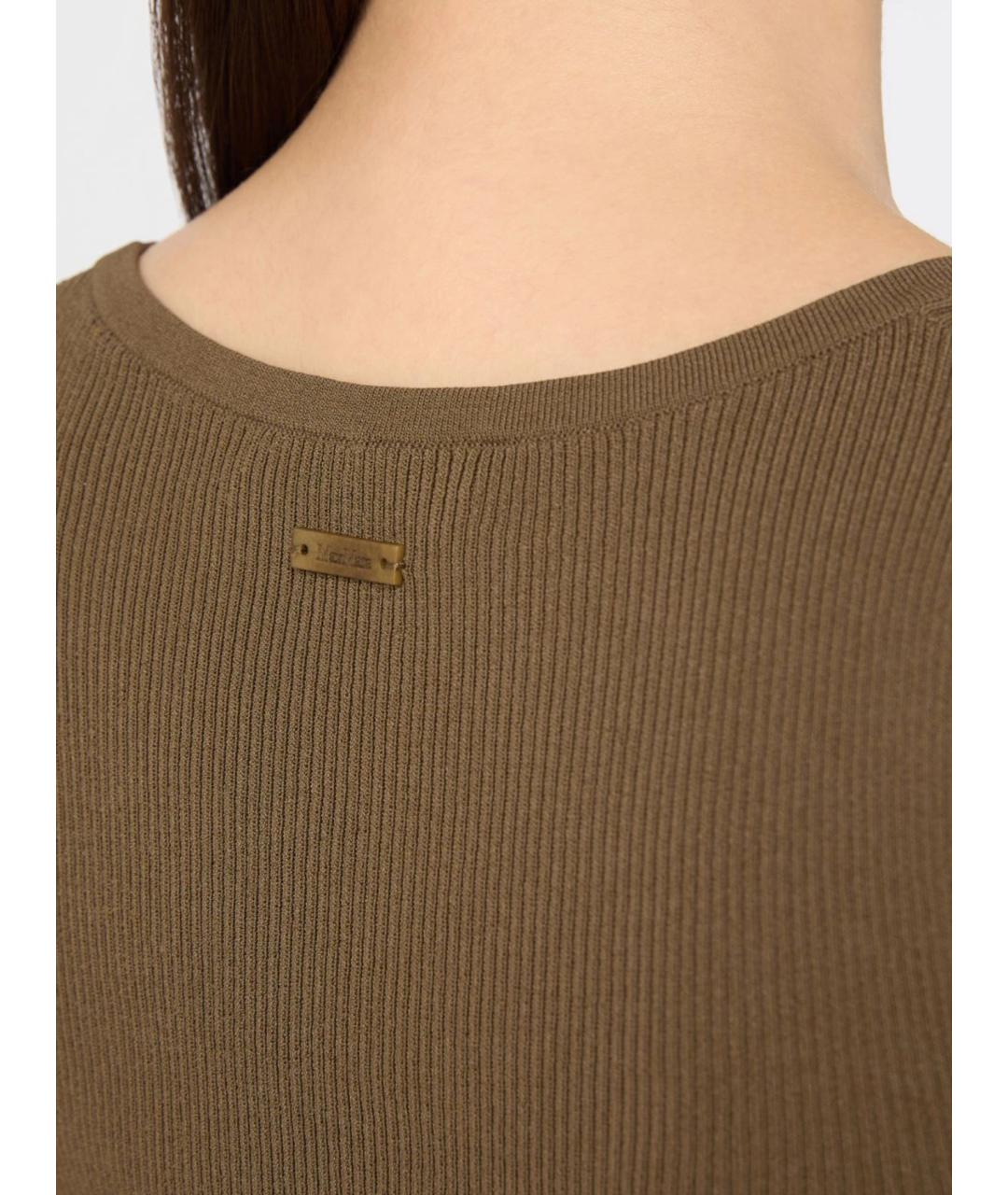 MAX MARA Зеленая вискозная майка, фото 5