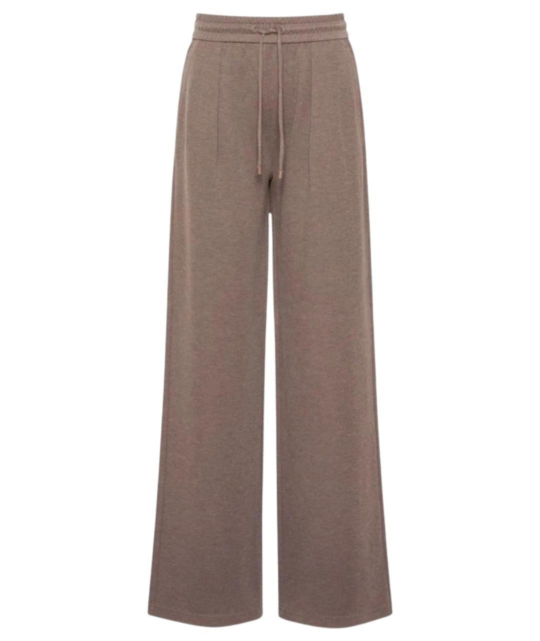 MAX MARA Коричневые брюки широкие, фото 1