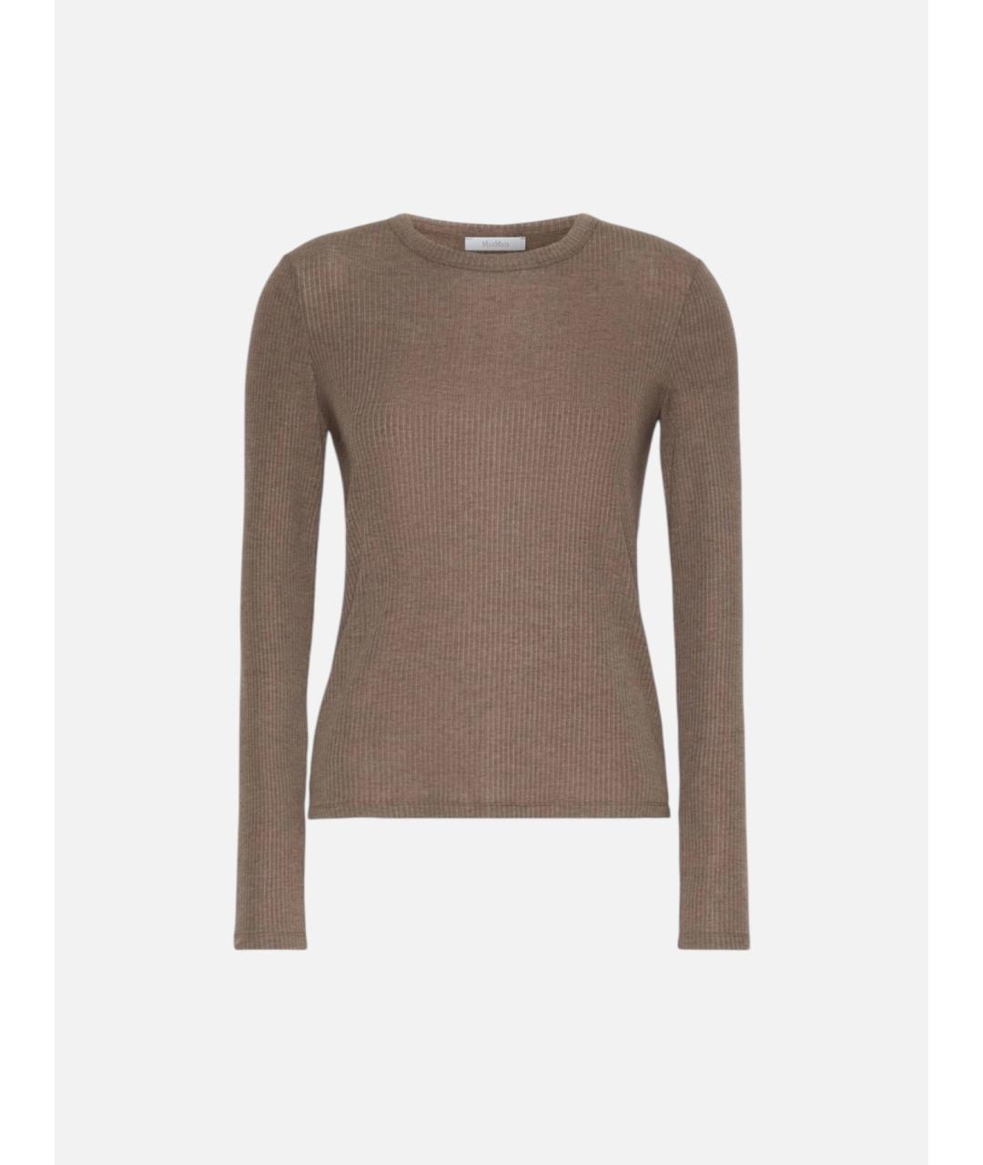 MAX MARA Коричневый джемпер / свитер, фото 5
