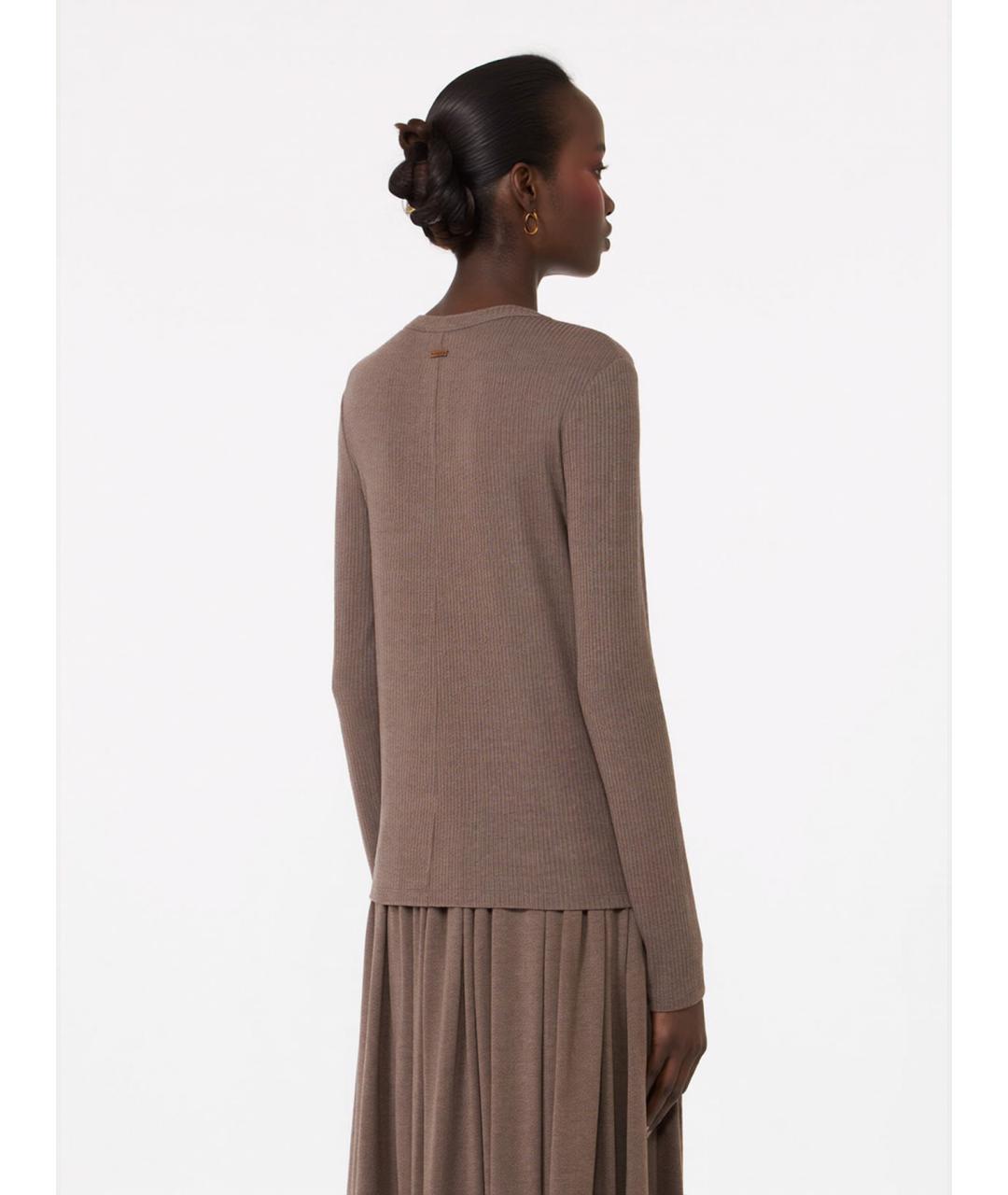 MAX MARA Коричневый джемпер / свитер, фото 4
