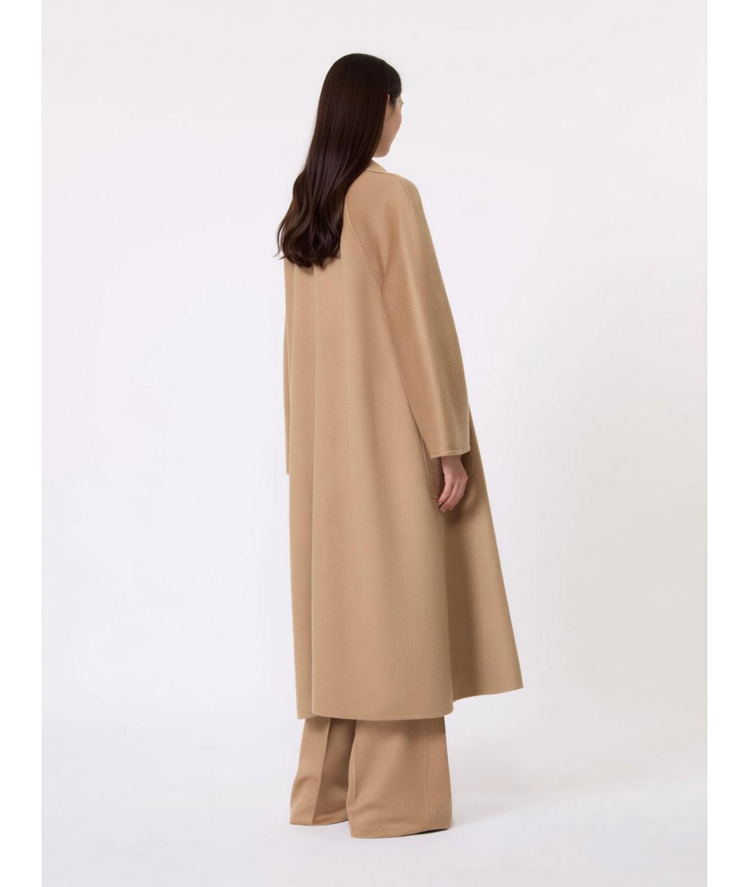 MAX MARA Бежевое кашемировое пальто, фото 3