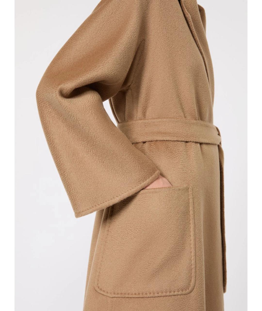 MAX MARA Бежевое кашемировое пальто, фото 5