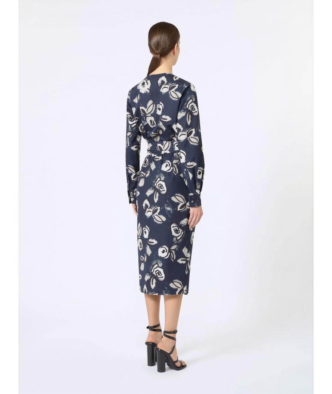 MAX MARA Мульти хлопковое повседневное платье, фото 4