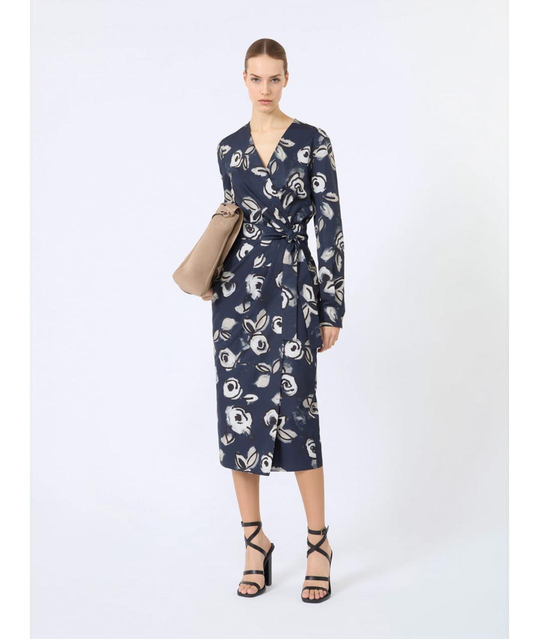 MAX MARA Мульти хлопковое повседневное платье, фото 2