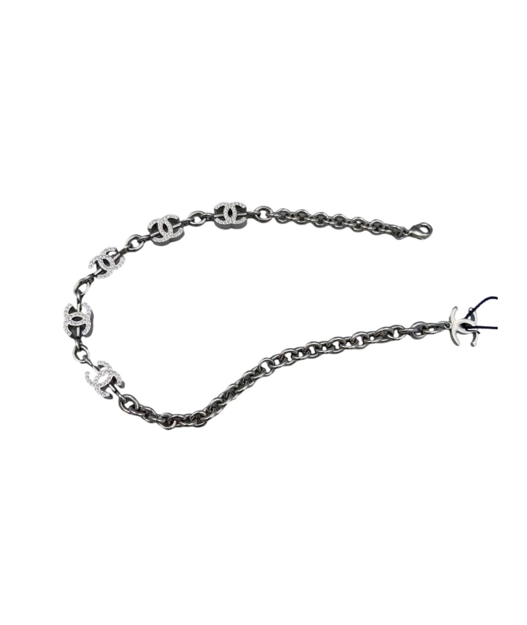 CHANEL Серебряное колье, фото 6