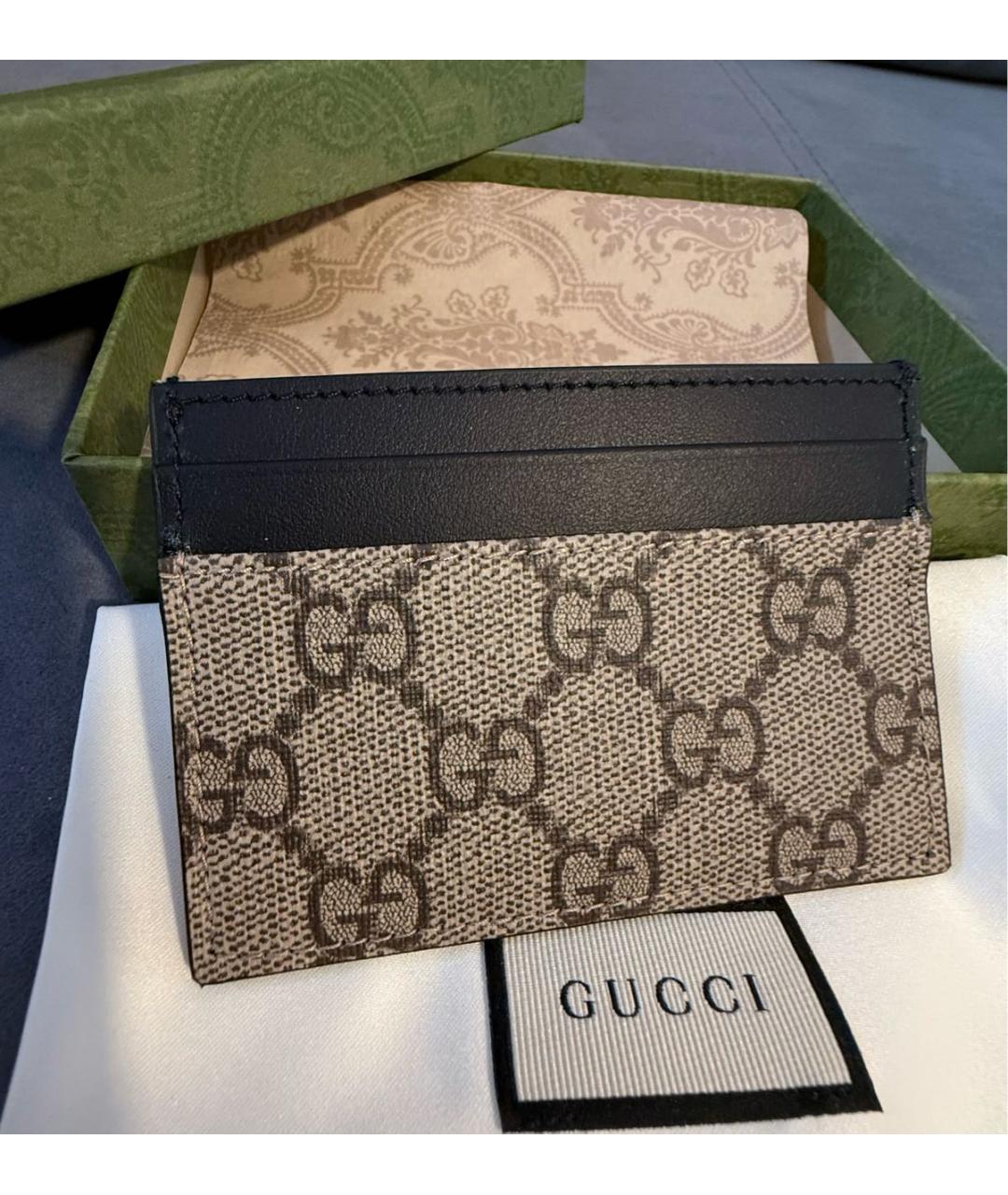 GUCCI Коричневый кардхолдер, фото 3