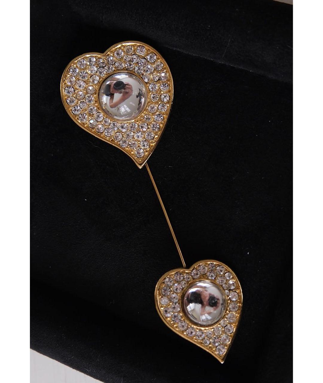 SAINT LAURENT Золотая позолоченная булавка / брошь, фото 6
