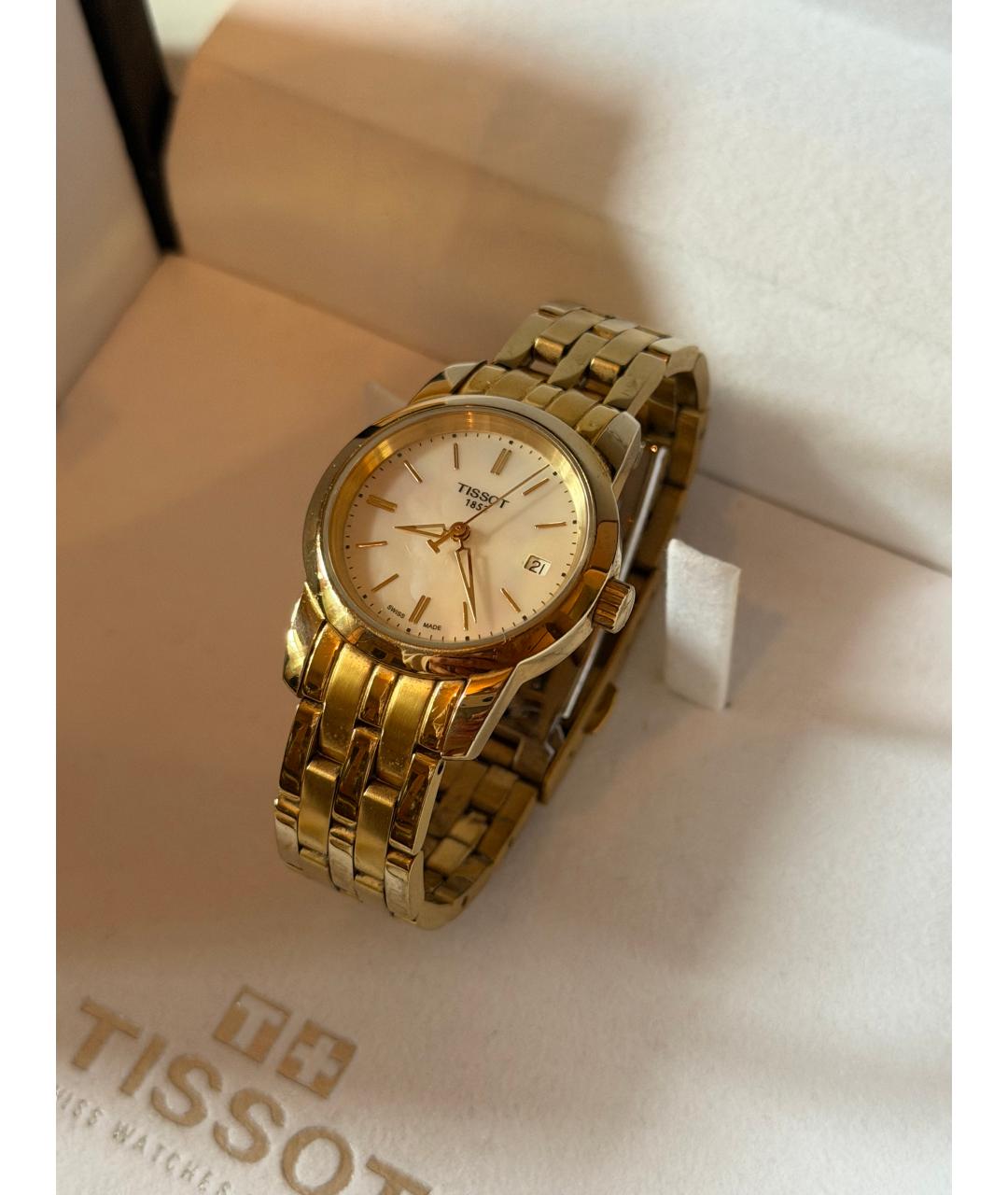 TISSOT Золотые позолоченные часы, фото 4