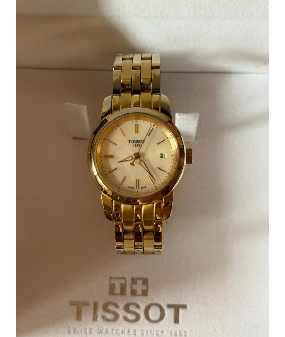 TISSOT Золотые позолоченные часы, фото 2