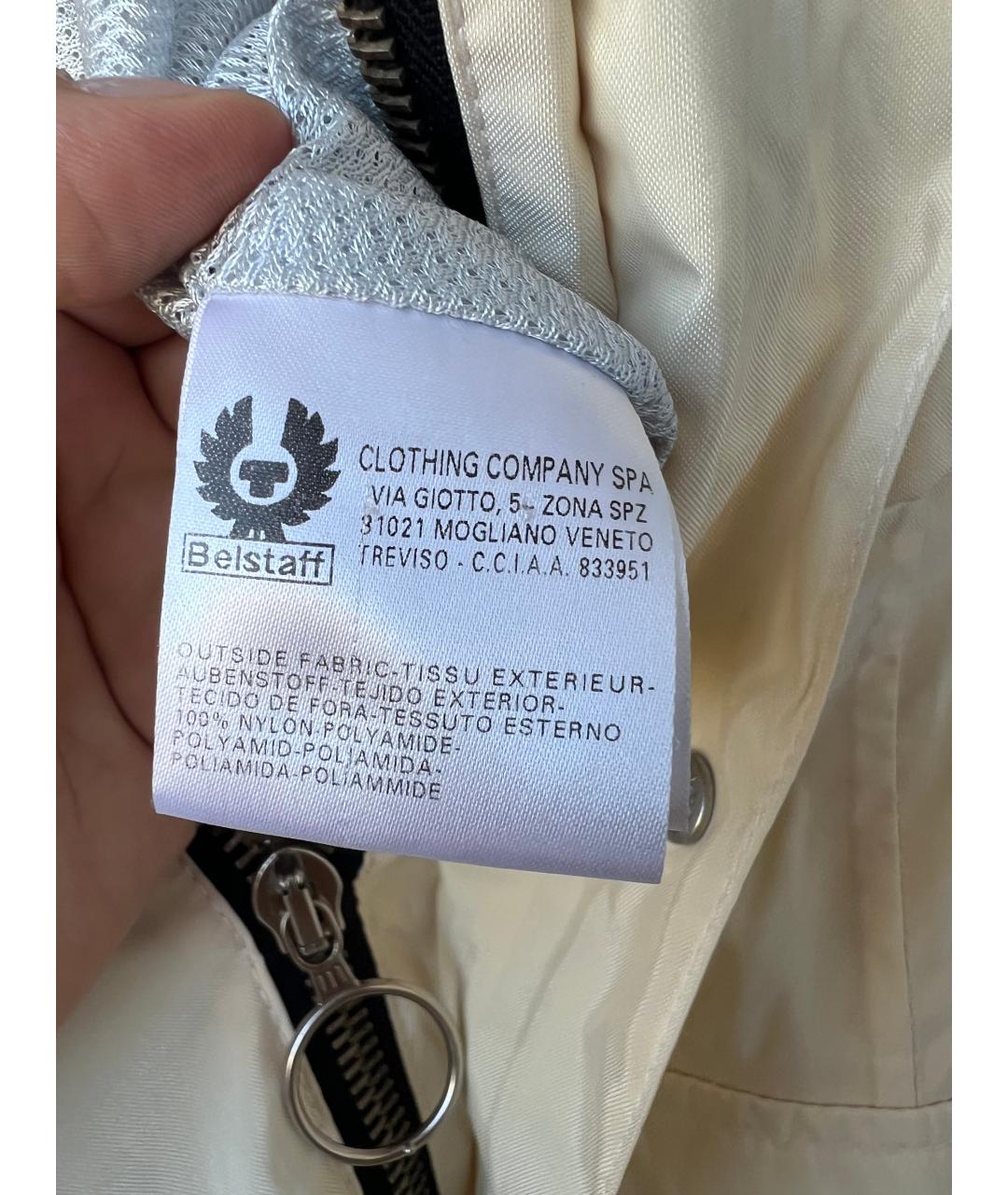 BELSTAFF Бежевая полиэстеровая куртка, фото 7