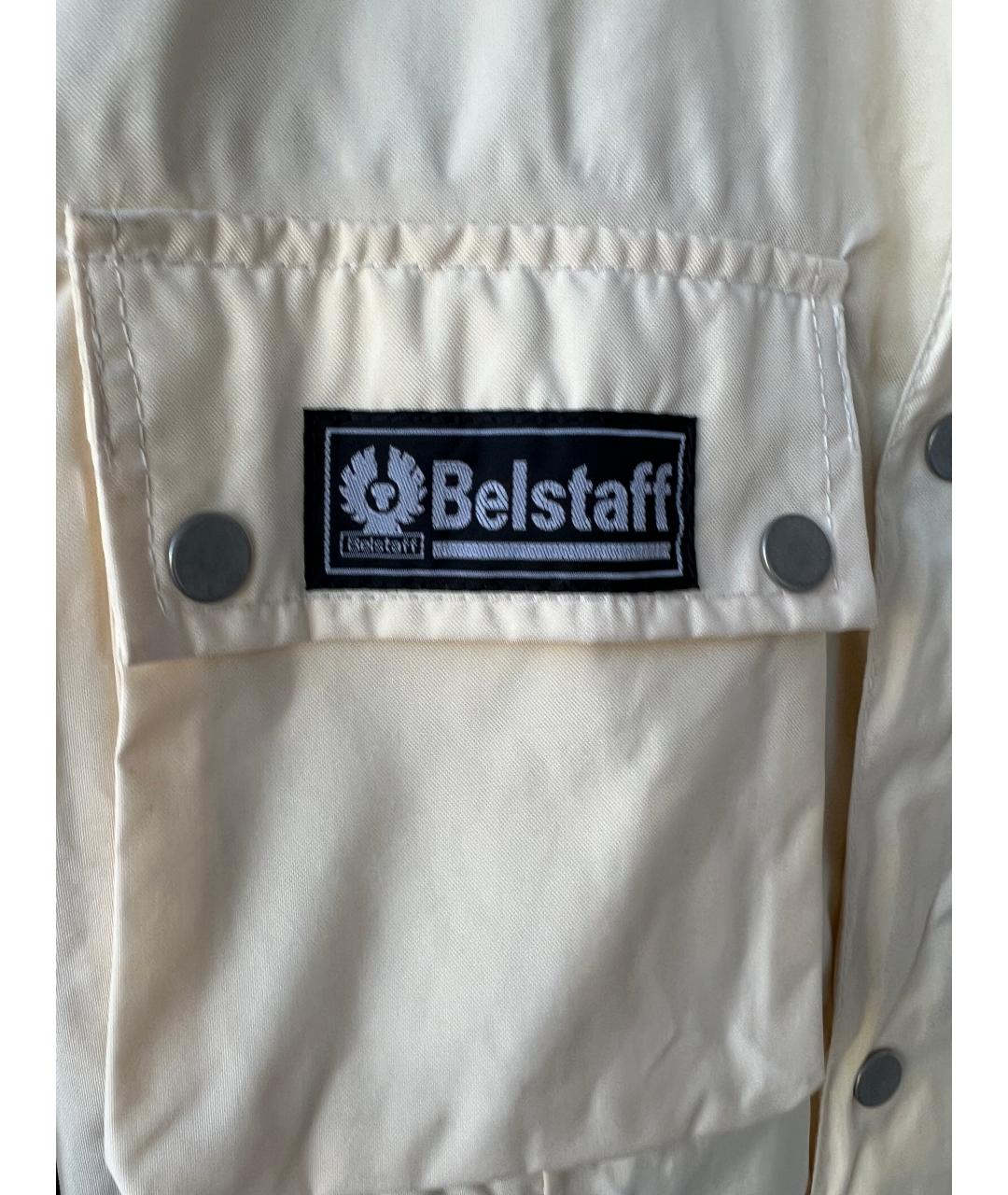 BELSTAFF Бежевая полиэстеровая куртка, фото 3