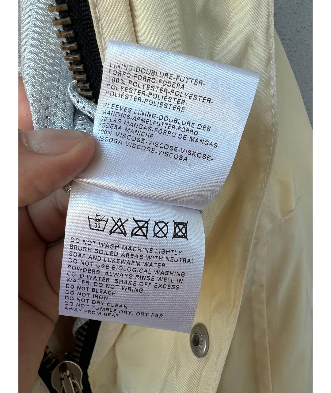 BELSTAFF Бежевая полиэстеровая куртка, фото 8