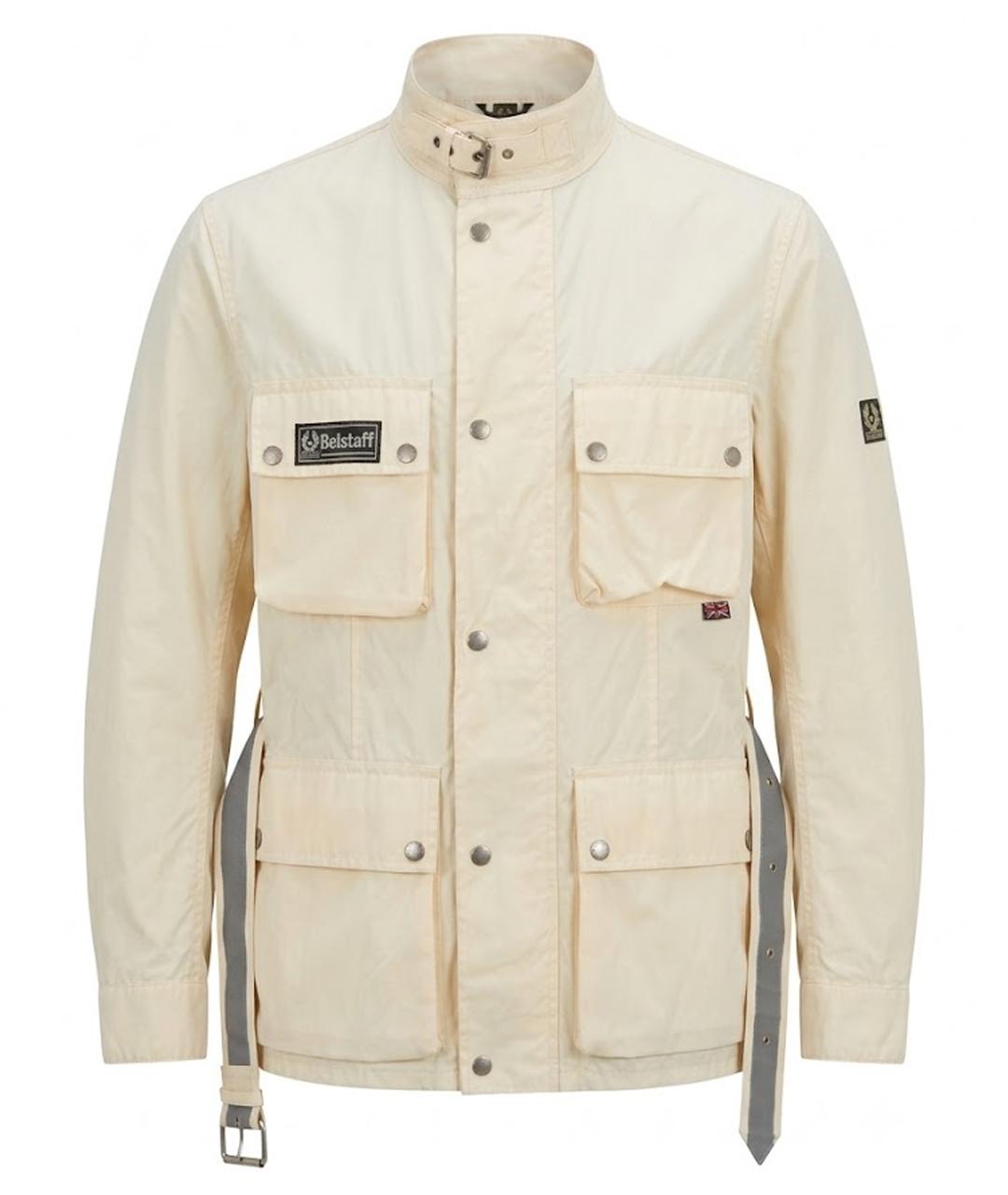 BELSTAFF Бежевая полиэстеровая куртка, фото 1