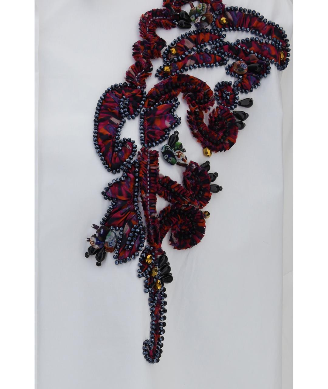 DRIES VAN NOTEN Белая хлопковая рубашка, фото 3