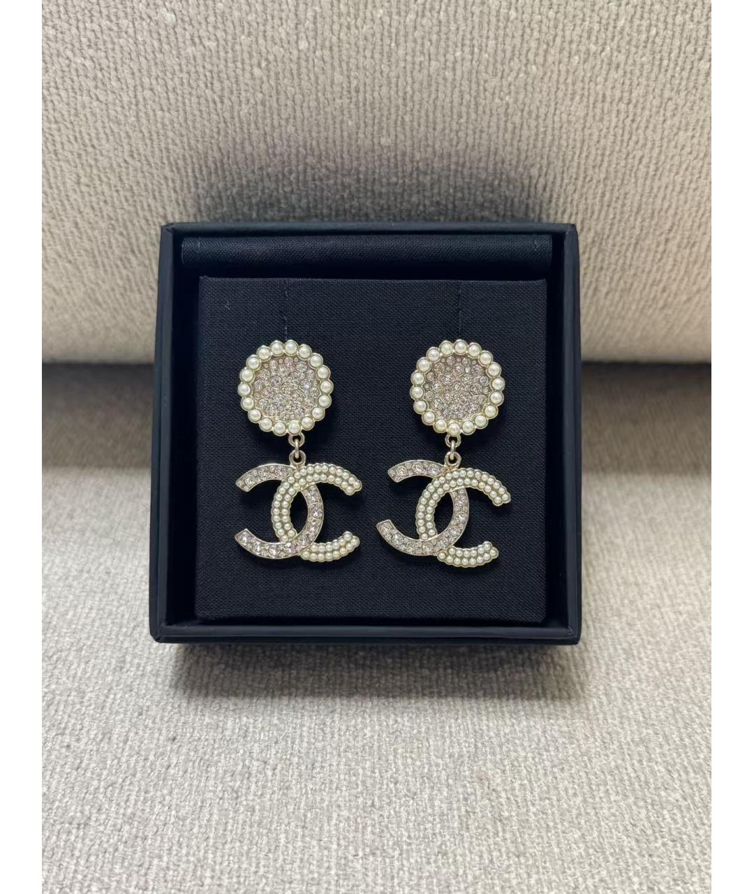 CHANEL Золотые серьги, фото 2