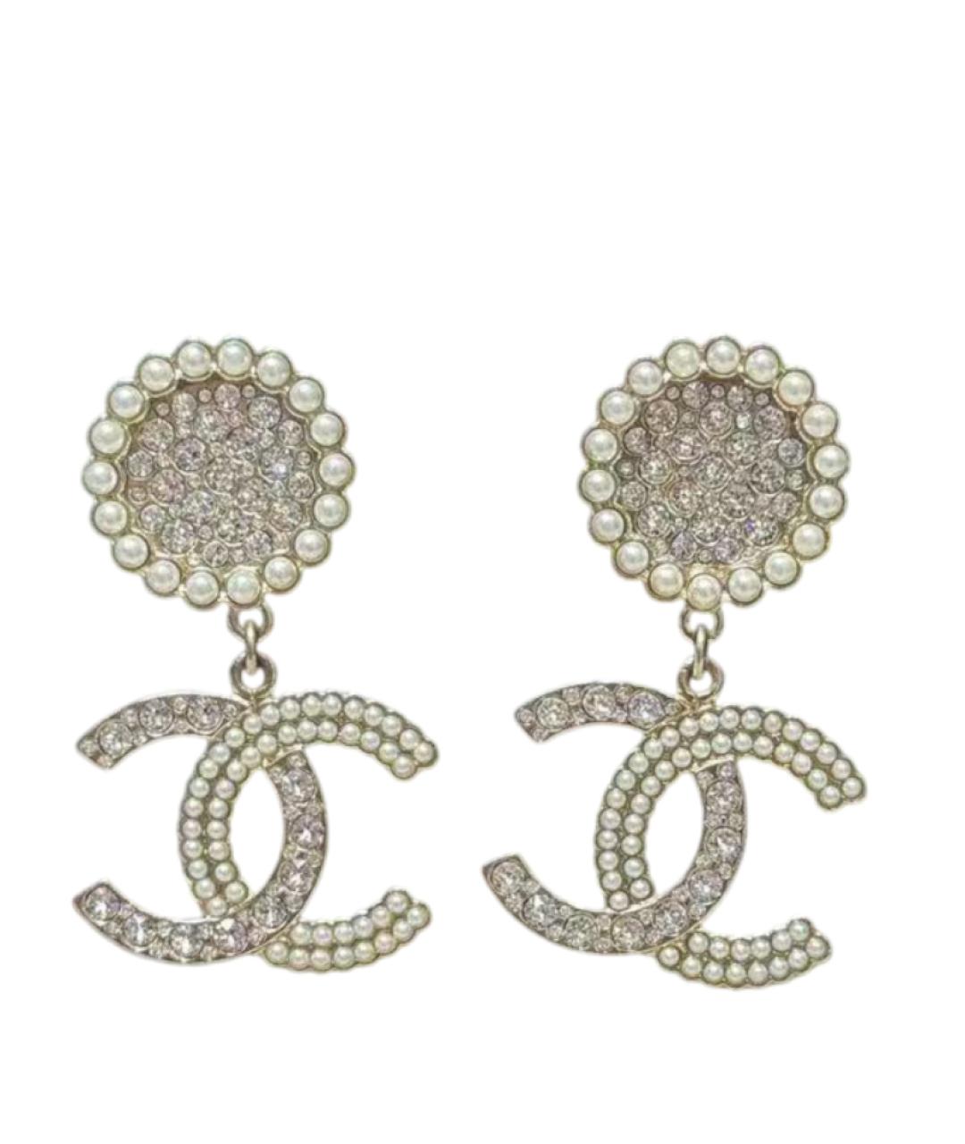 CHANEL Золотые серьги, фото 1