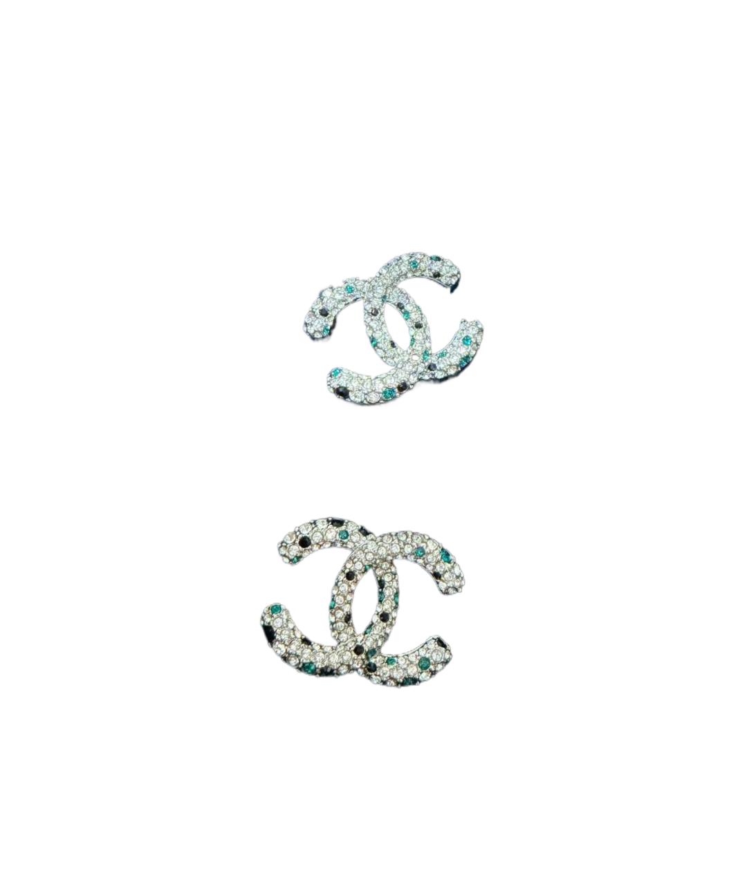 CHANEL Серебряные серьги, фото 1