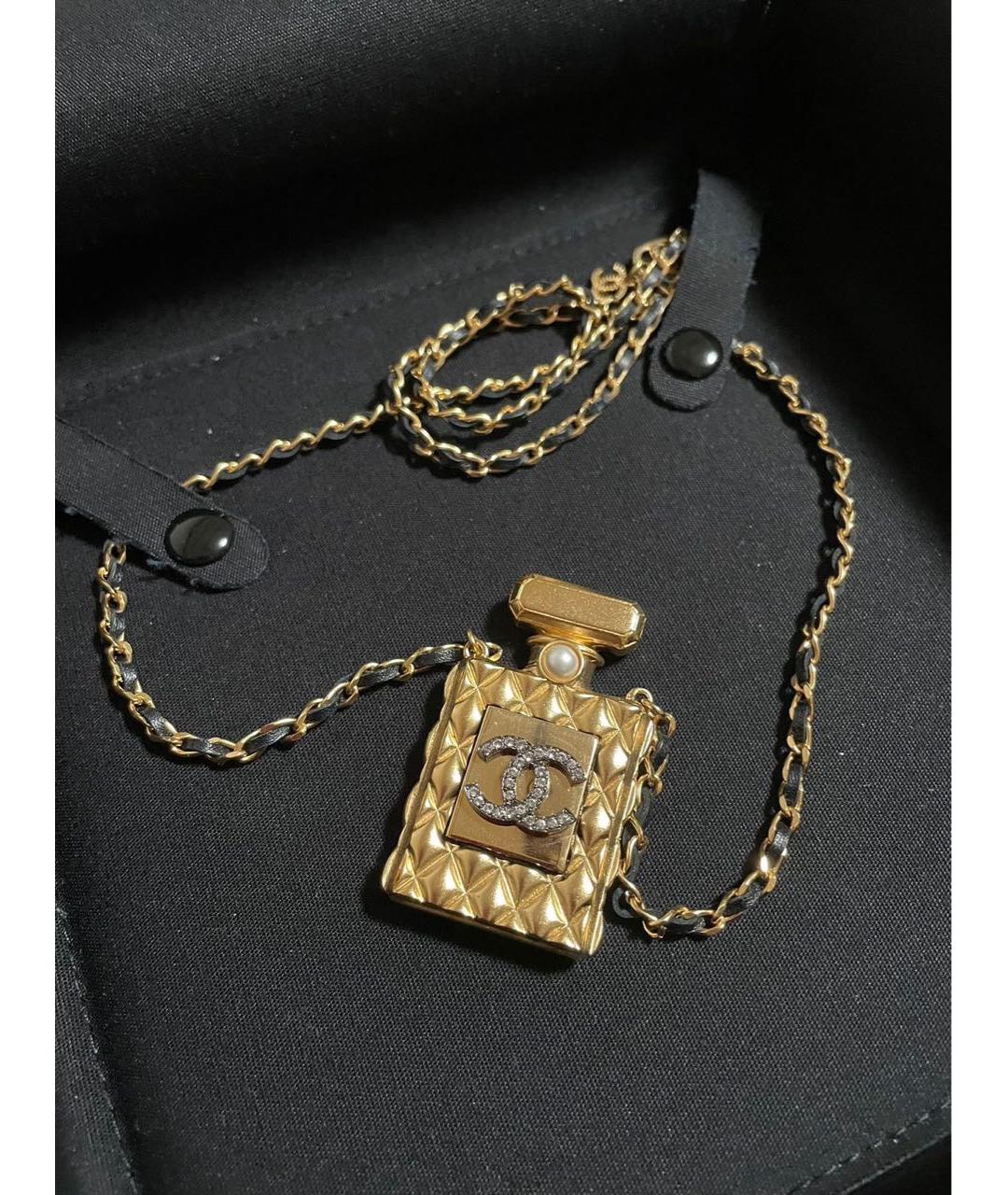 CHANEL Золотое колье, фото 4