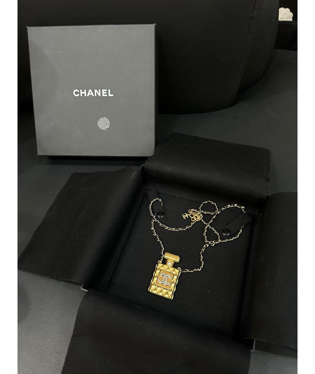 CHANEL Золотое колье, фото 2