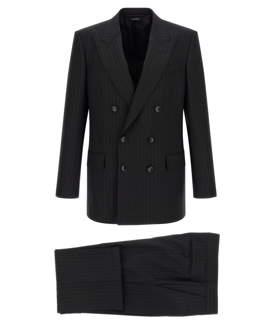 TOM FORD Черный классический костюм, фото 1