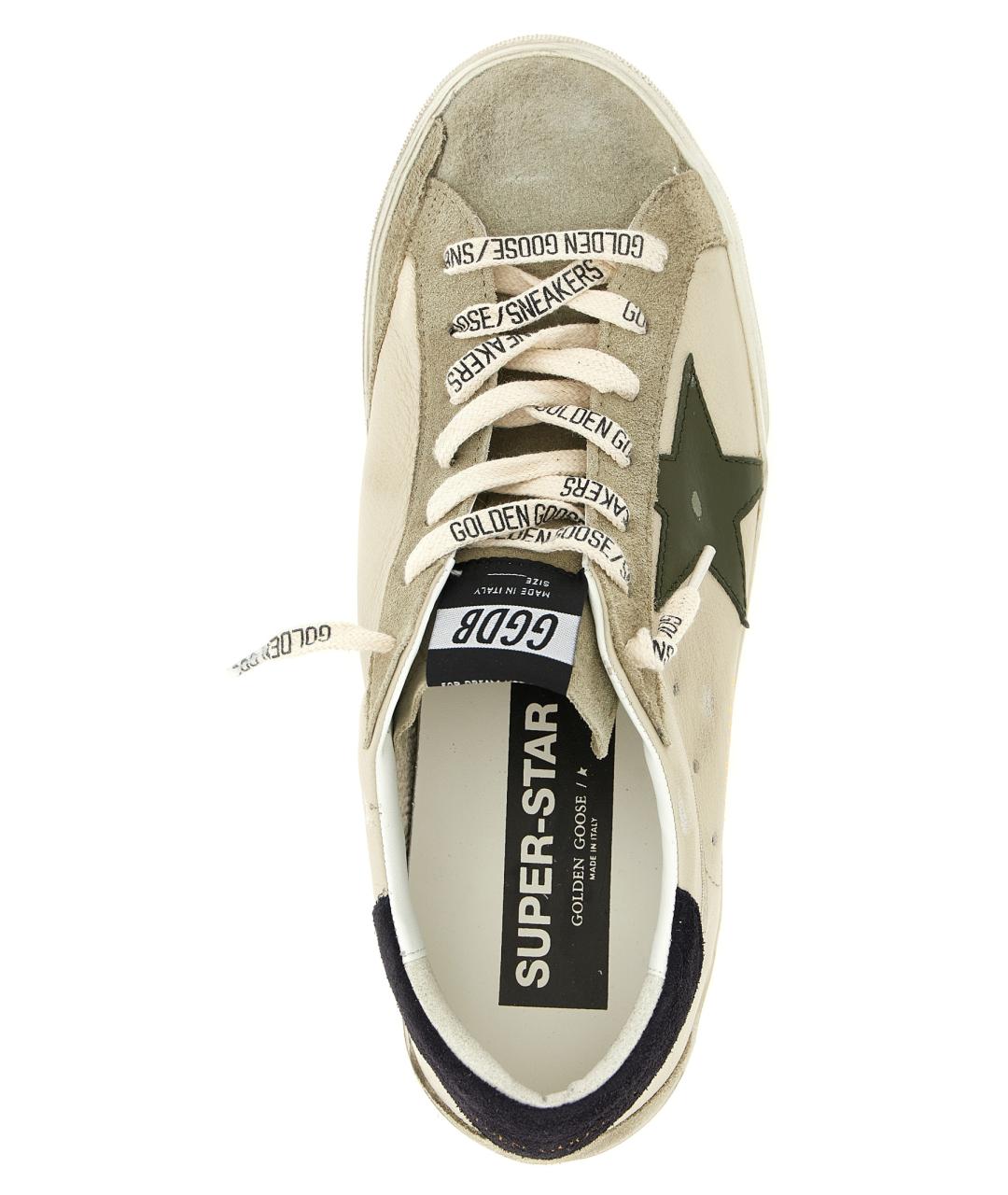 GOLDEN GOOSE Мульти кожаные низкие кроссовки / кеды, фото 4
