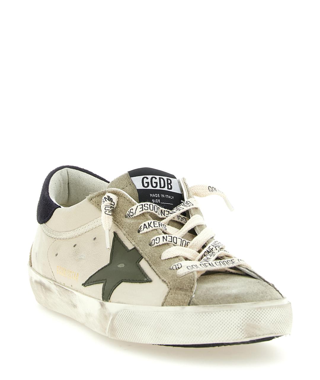 GOLDEN GOOSE Мульти кожаные низкие кроссовки / кеды, фото 2
