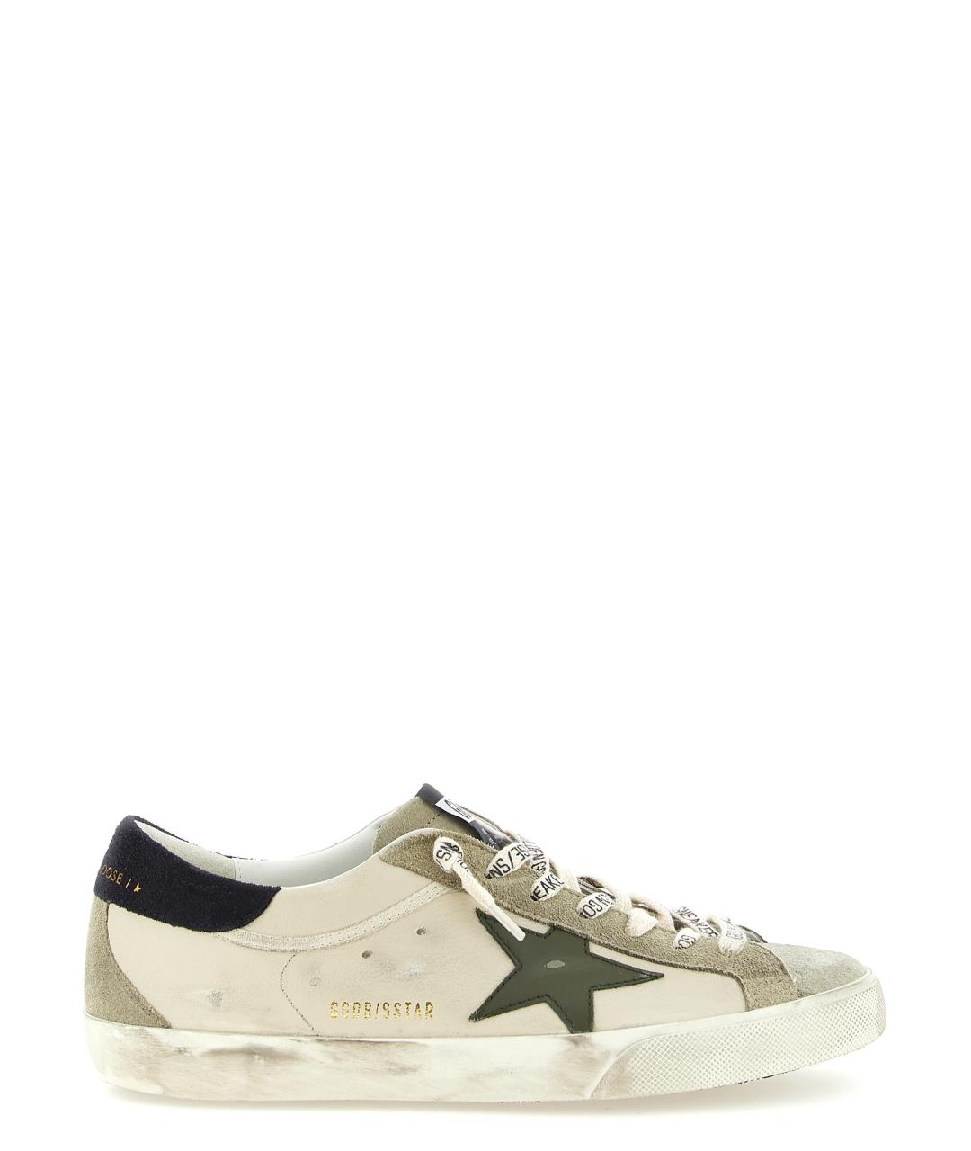 GOLDEN GOOSE Мульти кожаные низкие кроссовки / кеды, фото 1