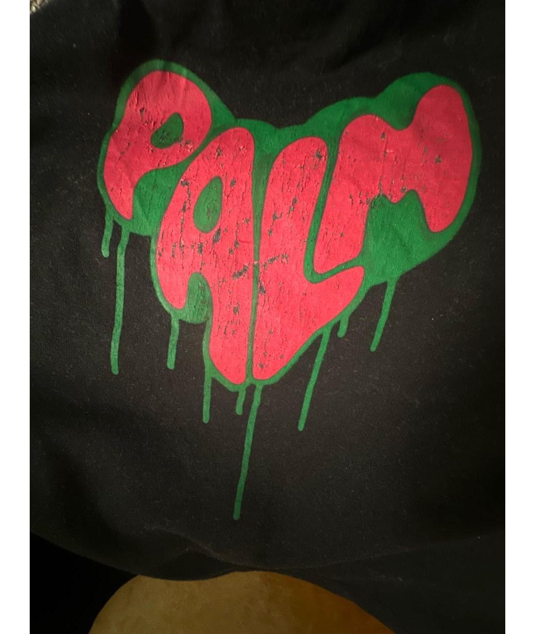 PALM ANGELS Черная хлопковая майка, фото 4