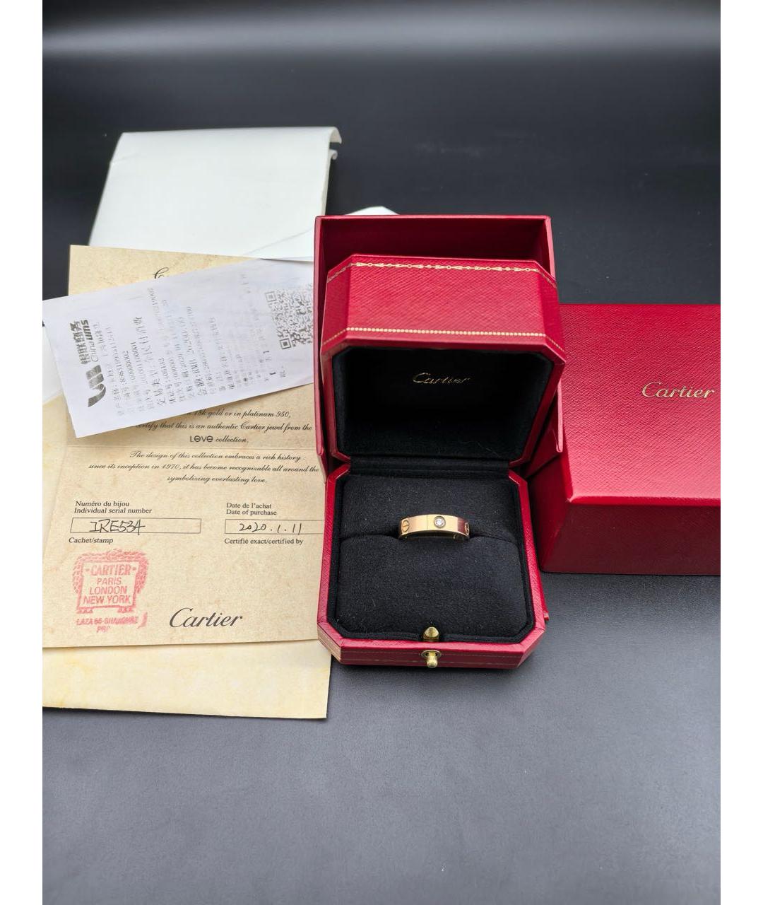 CARTIER Золотое кольцо из розового золота, фото 4