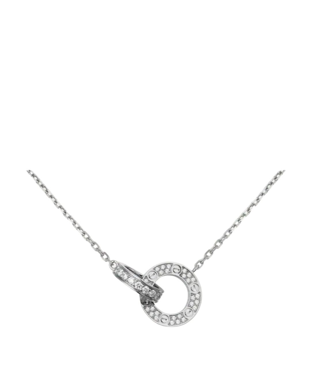 CARTIER Серебряная подвеска из белого золота, фото 1